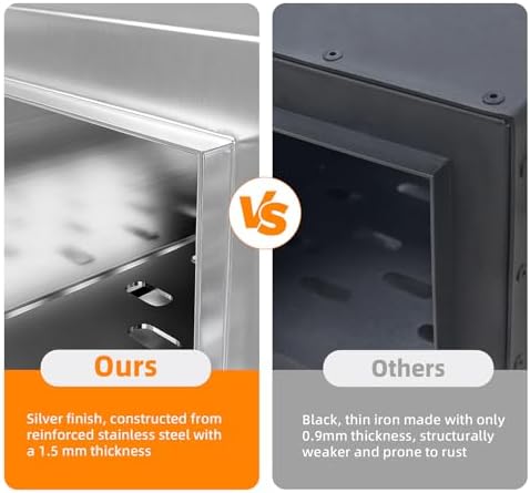 Hot Tent Stove, unho Wood Burning Stove, Portable Wood Stove with 6 Stainless Chimney Pipes for Outdoor Heating & Cooking, Ice Fishing, Hunting,Winter Warmth - Image 4