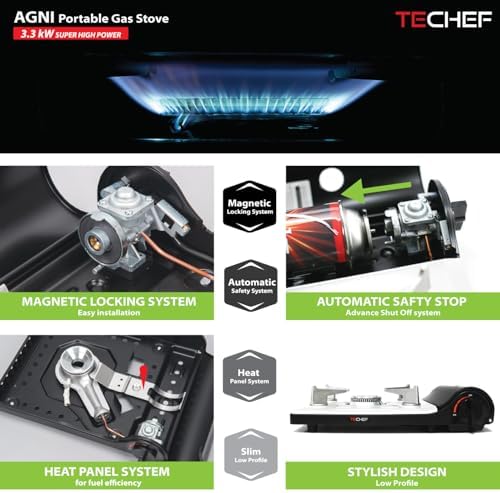 TECHEF - AGNI Portable Butane Gas Stove Burner, Camp Stove, Made in Korea - Image 7